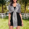 Wisebom Sparkling Metallic Shawl and Wrap - Women's Shimmer Shawl