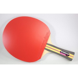 Butterfly Nakama S2 Shakehand Table Tennis Racket | Nakama Series | Carbon Power With Great Spin For Aggressive Topspin Play | Recommended For Beginning Level Players,(style/Package may differ)