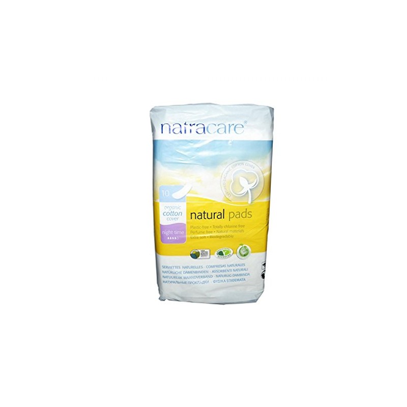 (3 PACK) - Natracare - Maxi Pads Night Time |