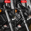 Lorababer Motorcycle Front Fork Boot Tube Slider Shock Cover Absorber