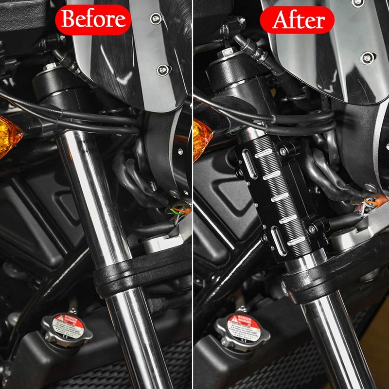 Lorababer Motorcycle Front Fork Boot Tube Slider Shock Cover Absorber
