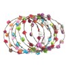 Tiaras Con Flores Led Para Fiesta Paquete Con 10