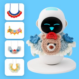 Crochet Collar Set for Eilik - 4 Pieces Unique Collars, Wrap Eilik in Warmth and Comfort Against the Cold, Polyester Material Hand Knitted, Definitely the Special Gift for Eilik!