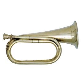 Civil War Era Brass Bugle US Military Cavalry Style Horn New by MB