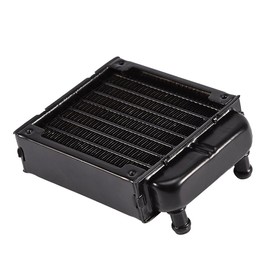 Richer-R Computer Cooling Radiator, Aluminum Radiator Water Cooling Cooler Row 80MM for PC Computer CPU Heat Sink Work for 8-10 mm Diameter of Tube