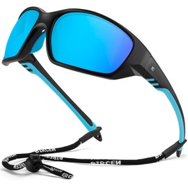 Bircenpro Sport Polarised Sunglasses for Men - Women:UV Protection Shades for Fishing Driving Cycling Running