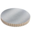 Juvale 10-Inch Scalloped Silver Cake Boards - 10 in, 12-Pack