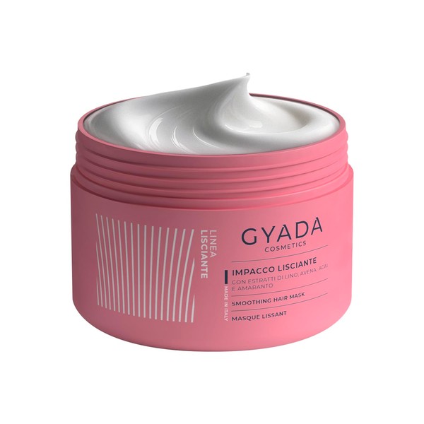 GYADA COSMETICS, glättende, restrukturierende, disziplinierende Packung, verleiht Glanz für seidiges