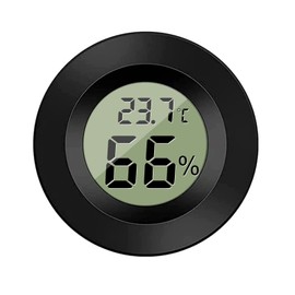 ZHITING Hygrometer Indoor Mini LED Digtal Temperature Humidity Meter for Basement, Babyroom, Home, Office, -50°C ~ +70°C