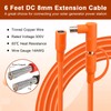 MOOKEERF 14AWG DC 8mm Extension Cable for Solar Panel 6FT,DC7909