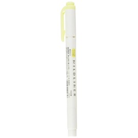 Zebra Highlighter Mildliner, Mild Yellow (WKT7-MY)
