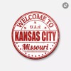 Unbranded Kansas Missouri USA State City Welcome | 4'' X