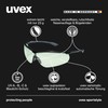Uvex Sportstyle Variomatic Temple Glasses – Self-tinting Lens – UV400