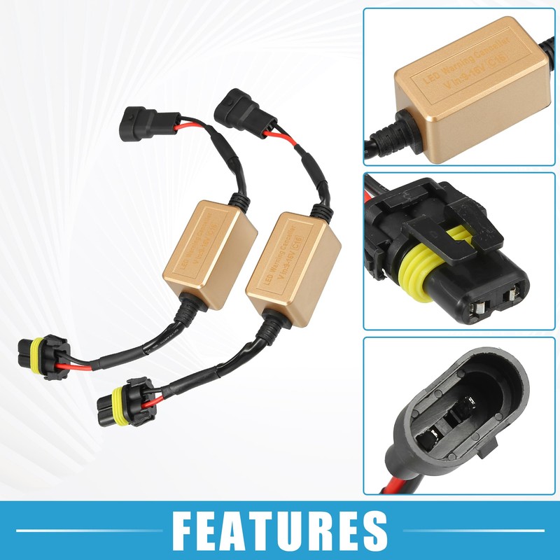 X AUTOHAUX LED Car Headlight Canbus Decoder C16 9006 9012