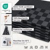 ZOLLNER 352 Tea Towels, 65 x 65 cm, 100% Cotton,