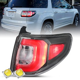 SOCKIR Fit for 2013 2014 2015 2016 GMC ACADIA LED Tail Light Assembly Replacement Outer Rear Taillight OE Direct Brake Tail Lamp RH (Right Passenger Side)