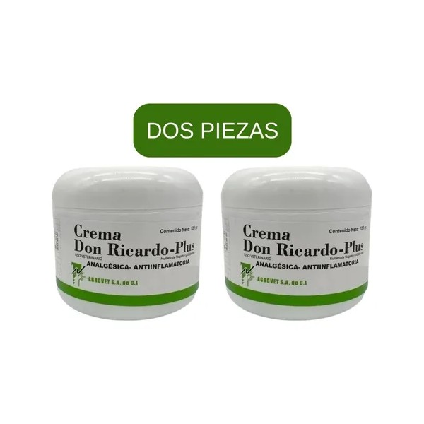 Pomada Don Ricardo Plus 120 Gr Crema De Uso Veterinario