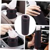 KONTONTY Car Tissue Cylinder Box Round Tissue Paper Holder Dispenser