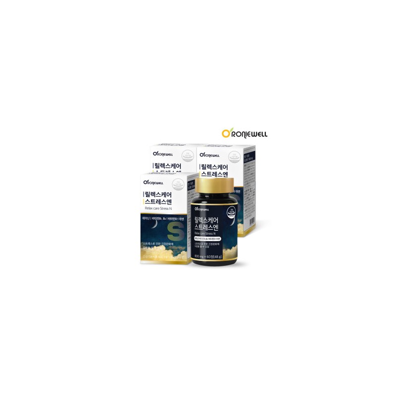 (Roniwell) Relax Care Stress N 60 tablets x 3 bottles