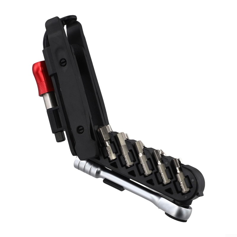 Bike Repair Tool Kit with Ratchet Wrench and Multifunctional Combination