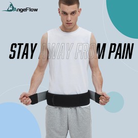 Sacroiliac Belt - SI Joint Belt for Alleviate Sciatica,Joint,Pelvis,Lower Back,Leg and Sacral Nerve Pain Caused by Si Joint Dysfunction -Adjustable Pelvis Hip Belt for Women and Men (Gray 32"-47")