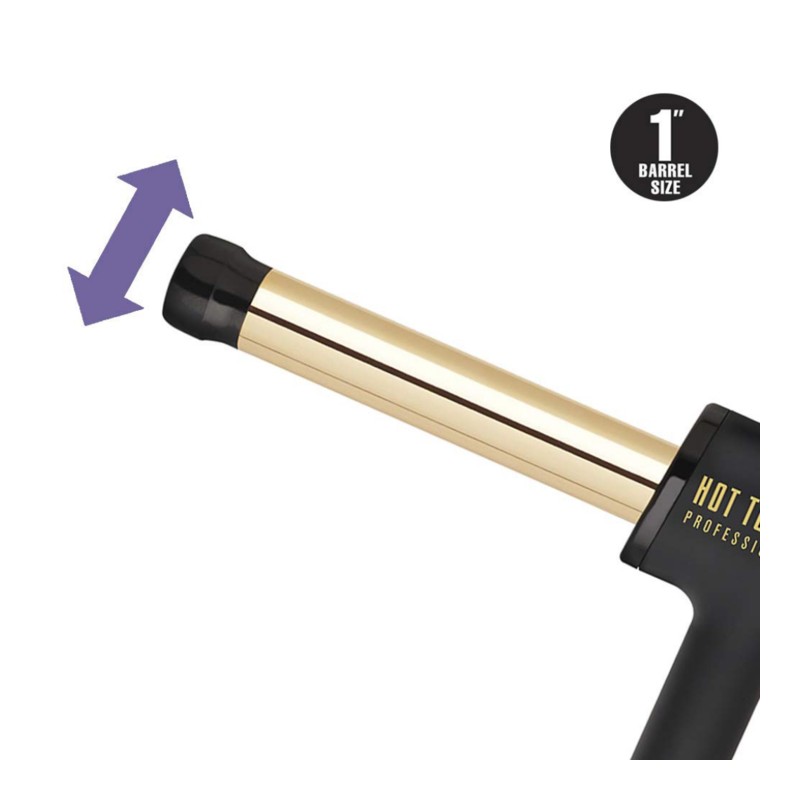 Hot Tools Professional CURLBAR 1" Salon Hair Curling Iron HTCURL1181