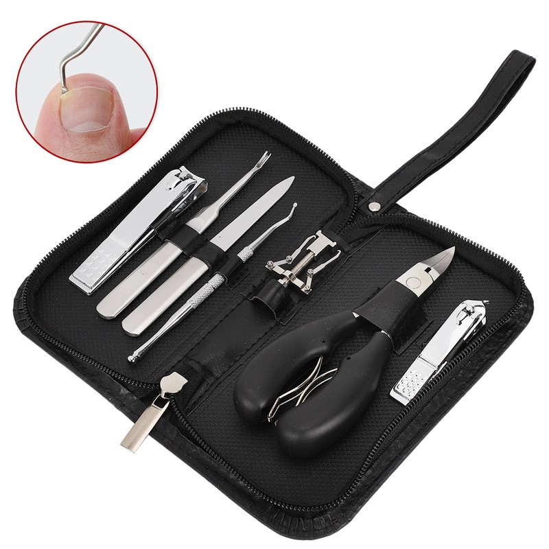 7pcs Ingrown Toenail Correction Tools Kit Stainless Steel Pedicure Foot