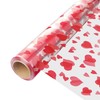 JOYIT 100ft Clear Cellophane Wrap Roll with Heart (17.5 in
