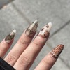 Where do acorns come from~ Handmade nail tips - Square