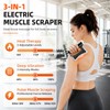 3-in-1 Heated Muscle Scraper Tool, Electric Muscle Massager with Vibration,