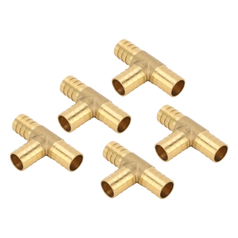 3 Way Adapter Fitting Brass 5/8in Brass Universal Tee Fitting