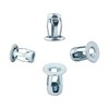 SBRRAIL 1/4-20 Inch Jack Nut Hollow Door Anchors Threaded Insert