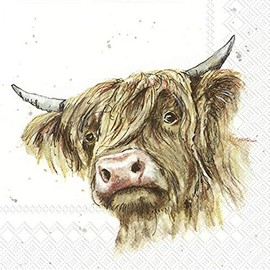 IHR 20 Napkins Farmfriends Galloway 33 x 33 cm