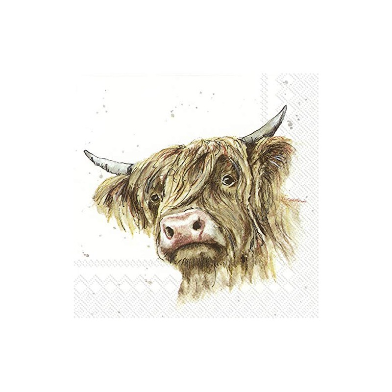 IHR 20 Napkins Farmfriends Galloway 33 x 33 cm