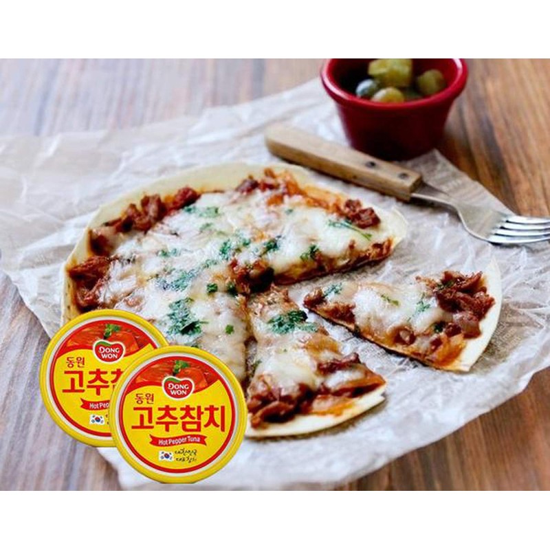 [ 8 Packs ] Dongwon Hot Red Pepper Tuna 고추참치
