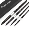 Dainayw Round Watercolor Paint Brushes 4Pcs Squirrel Hair Professional Brush