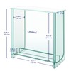 Labasics Glass Square TLC Developing Tank, Heavy Duty Borosilicate Flat-Bottom