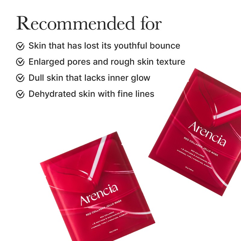ARENCIA [ARENCIA]Red Collagen Jello Mask 25g (4ea)