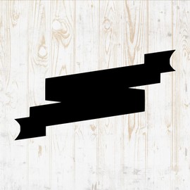 Ribbon Wall Decals Silhouette - Ribbon Wall Stickers - Text Banner Room Decor for Boys Girls Kids Room Bedroom Laptop Water Bottle Car Window Decals DWSV5759