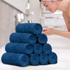LINENOVA 100% Cotton Face Washer Towel (10 Pack) - Ultra-Soft,