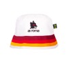 AS Roma Pouchain Collection Bucket Hat White