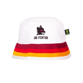 AS Roma Pouchain Collection Bucket Hat White