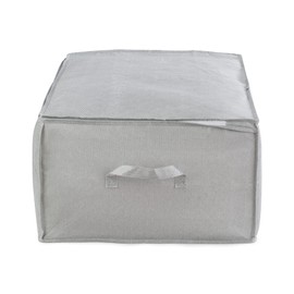 Compactor Duvet Storage Bag with Zip, 50 x 70 x 30 cm, Polypropylene, Boston Range, Grey/White, RAN10164