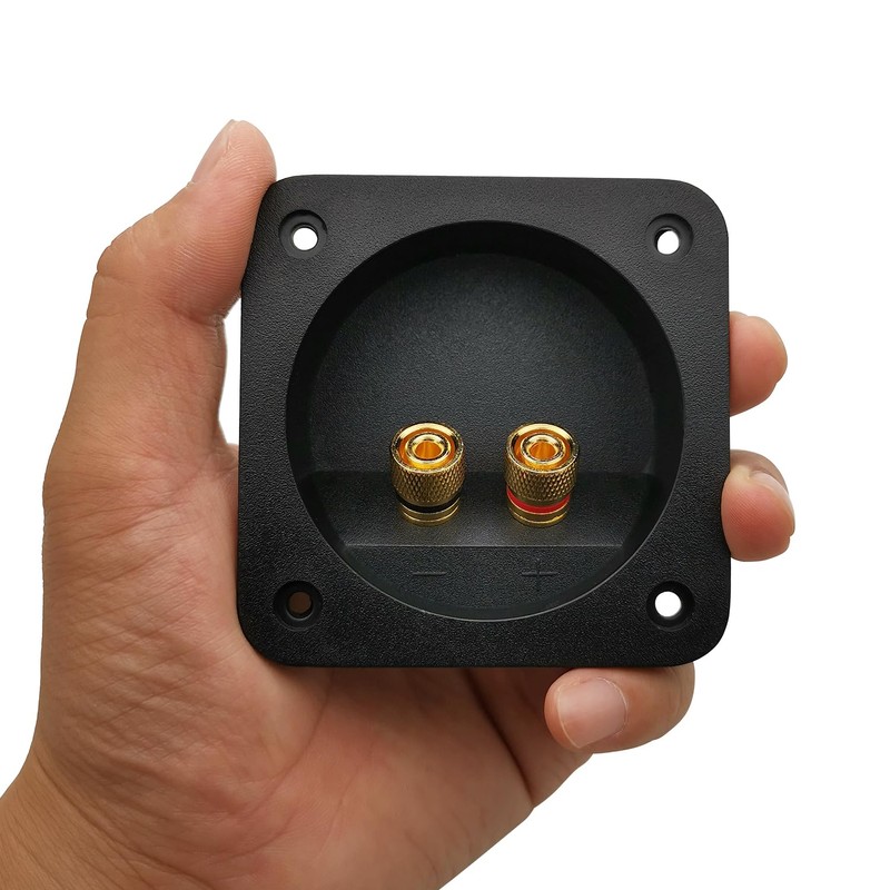 Speaker Box Terminal Cup, Professional 3.1 Inch Double Binding Round