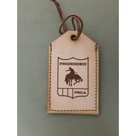 pro rodeo New Pro Rodeo PRCA Leather Luggage Tag.