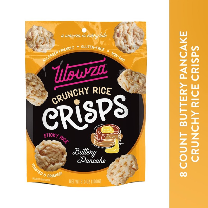 Wowza Buttery Pancake - Healthy Snacks, Mini Rice Cakes, Sticky