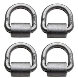 WorldPac (Pack of 4) 3/4-inch, 26,500 Lbs Load Capacity Weld-on Forged Flip D-Ring Anchor