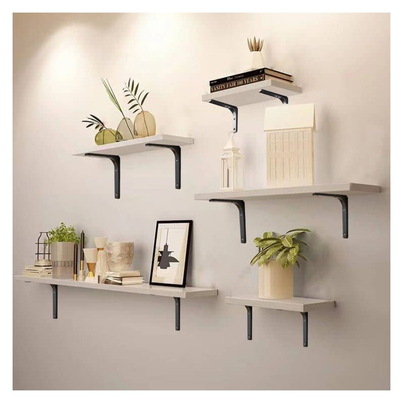 8 pcs Shelf Bracket , Triangle Support Wall Hanging,Space-Saving DIY