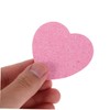 FOMIYES 120pcs Compressed Natural Wood Pulp Facial Cleansing Sponges Heart