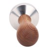 58mm Stainless Steel Coffee Tamper Wooden Handle Powder Pressing Tool